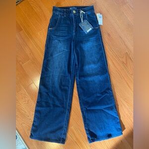 High-Waisted Wide Leg Jeans